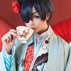 Black Butler Ciel Phantomhiv kimono Cosplay Costume -Anime Costumes store online black butler ciel phantomhiv kimono cosplay costume 1