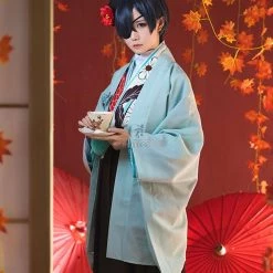 Black Butler Ciel Phantomhiv kimono Cosplay Costume -Anime Costumes store online black butler ciel phantomhiv kimono cosplay costume 3