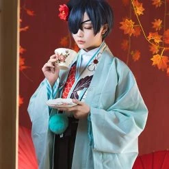 Black Butler Ciel Phantomhiv kimono Cosplay Costume -Anime Costumes store online black butler ciel phantomhiv kimono cosplay costume 4