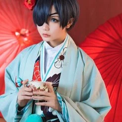 Black Butler Ciel Phantomhiv kimono Cosplay Costume -Anime Costumes store online black butler ciel phantomhiv kimono cosplay costume 7