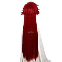 Black Butler Death Scythe Grell Sutcliff Red Long Cosplay Wig -Anime Costumes store online black butler death scythe grell sutcliff red long cosplay wig 5