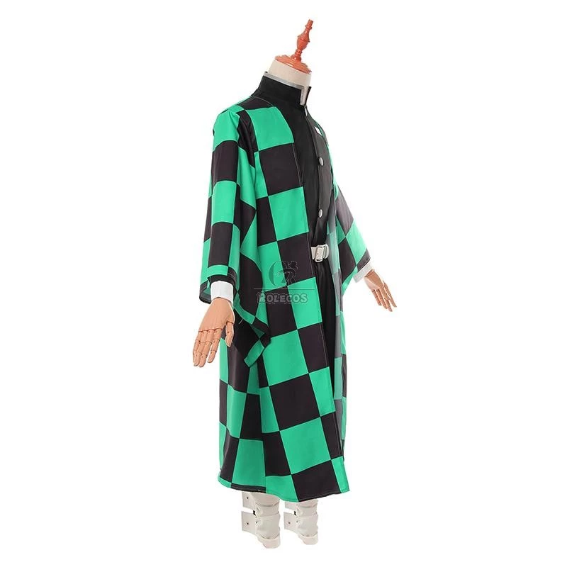 Demon Slayer / Kimetsu no Yaiba Tanjirou Kamado kimono Cosplay Costume - Image 8