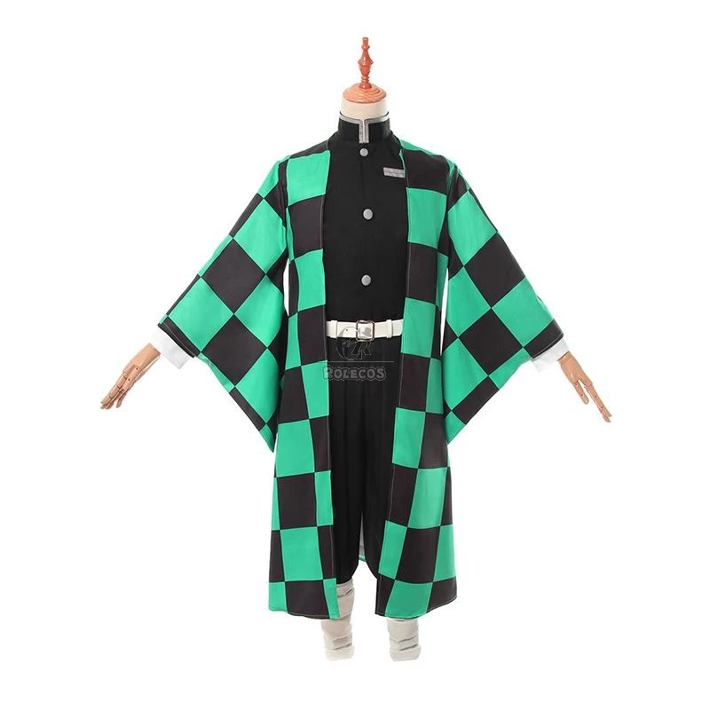Demon Slayer / Kimetsu no Yaiba Tanjirou Kamado kimono Cosplay Costume - Image 7