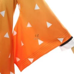 Demon Slayer / Kimetsu no Yaiba Zenitsu Agatsuma kimono Cosplay Costume -Anime Costumes store online blade of demon kimetsu no yaiba zenitsu agatsuma kimono cosplay costume 5