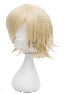 Bleach Urahara Kisuke Short Clurly Blonde Anime Cosplay Wigs 3 Bleach Urahara Kisuke Short Clurly Blonde Anime Cosplay Wigs - Image 3
