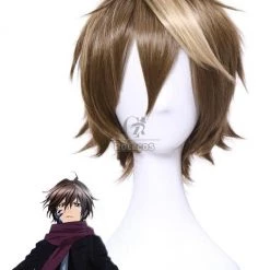 Brown Guilty Crown OUMA SHU Anime Cosplay Wigs