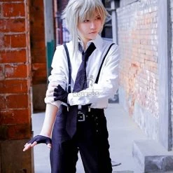 Bungou Stray Dogs Atsushi Nakajima Cosplay Costumes With White Shirt And Black Pants -Anime Costumes store online bungo stray dogs atsushi nakajima1