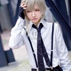 Bungou Stray Dogs Atsushi Nakajima Cosplay Costumes With White Shirt And Black Pants -Anime Costumes store online bungo stray dogs atsushi nakajima4