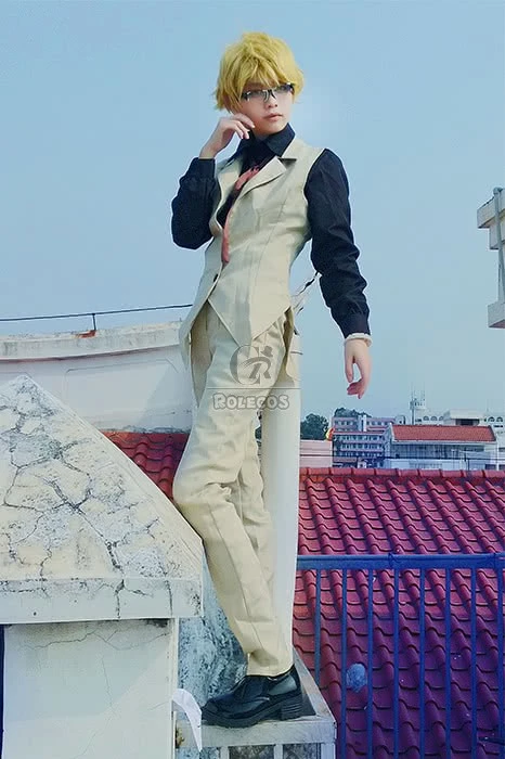 Bungou Stray Dogs Doppo Kunikida Whole Suit Cosplay Costumes 3 Bungou Stray Dogs Doppo Kunikida Whole Suit Cosplay Costumes - Image 3