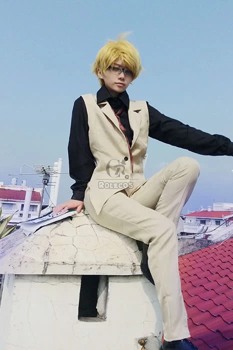 Bungou Stray Dogs Doppo Kunikida Whole Suit Cosplay Costumes 4 Bungou Stray Dogs Doppo Kunikida Whole Suit Cosplay Costumes - Image 4