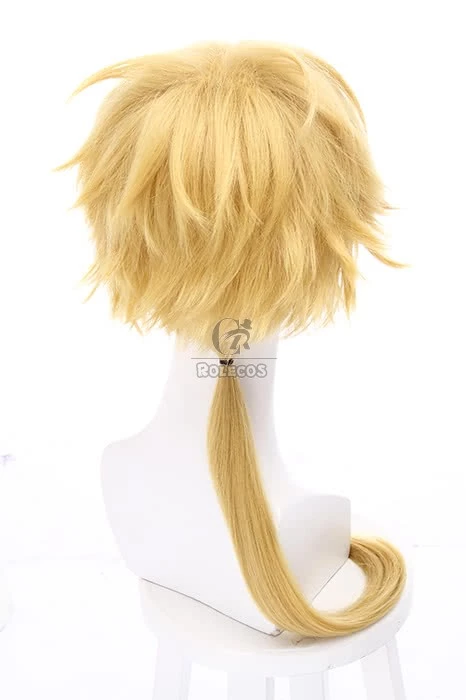 Bungou Stray Dogs Doppo Kunikida Gold Cosplay Wigs 4 Bungou Stray Dogs Doppo Kunikida Gold Cosplay Wigs - Image 4