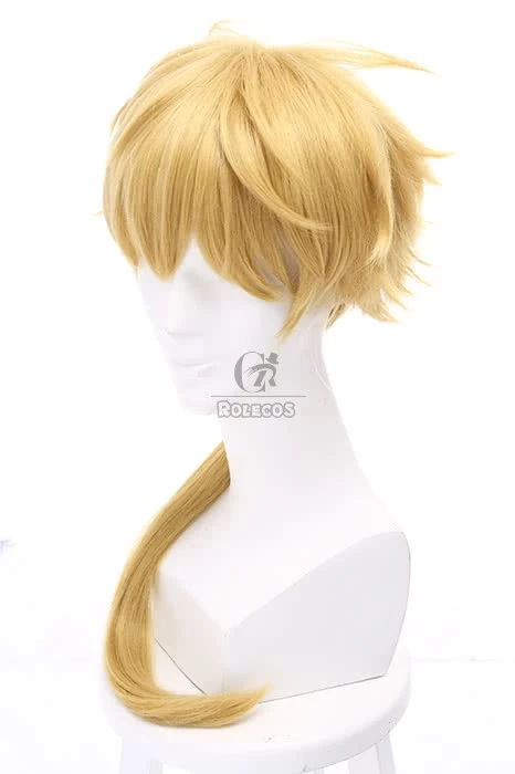 Bungou Stray Dogs Doppo Kunikida Gold Cosplay Wigs 2 Bungou Stray Dogs Doppo Kunikida Gold Cosplay Wigs - Image 2