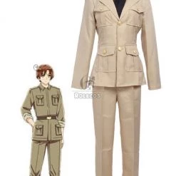 Axis Powers Hetalia Feliciano Vargas Italy Uniform Cosplay Costume