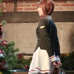 Cardcaptor Sakura Clear Card Anime Cosplay Costume Sakura Tomoyo School Uniform Cosplay -Anime Costumes store online cardcaptor sakura clear card anime tomoyo school uniform