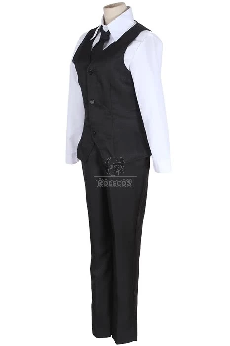 Tokyo Ghoul Kaneki Ken Antique Coffee Shop Work Uniform Cosplay Costumes 3 Tokyo Ghoul Kaneki Ken Antique Coffee Shop Work Uniform Cosplay Costumes - Image 3