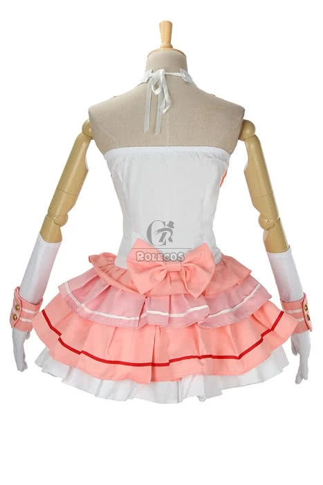 Sword Art Online Asuna Yuuki Cosplay Costume Female Dress 4 Sword Art Online Asuna Yuuki Cosplay Costume Female Dress - Image 4