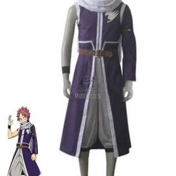 Fairy Tail Dragon Slayers Natsu Dragneel After Seven Years Cosplay Costume