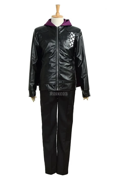 Tokyo Ghoul Kirishima Ayato Black PU Cosplay Costume Fancy Uniform 2 Tokyo Ghoul Kirishima Ayato Black PU Cosplay Costume Fancy Uniform - Image 2