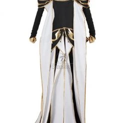 Code Geass C.C. Queen Dress Anime Cosplay Costume -Anime Costumes store online cc 0452 bkct 3