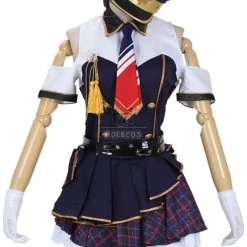 Love Live! Kotori Minami Cosplay Costume Blue Policewoman 16 Love Live! Kotori Minami Cosplay Costume Blue Policewoman -Anime Costumes store online cc 0470 pcl 1