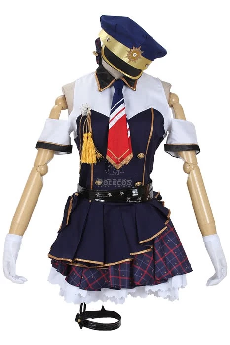 Love Live! Kotori Minami Cosplay Costume Blue Policewoman 3 Love Live! Kotori Minami Cosplay Costume Blue Policewoman - Image 3