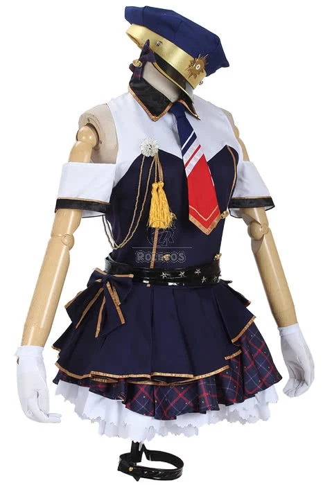 Love Live! Kotori Minami Cosplay Costume Blue Policewoman 2 Love Live! Kotori Minami Cosplay Costume Blue Policewoman - Image 2