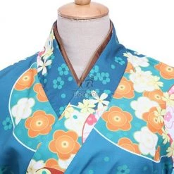 Love Live! Rin Hoshizora Blue Kimono Cosplay Costume -Anime Costumes store online cc 0499 pcm 9