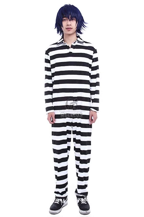 Kangoku Gakuen Prison School Hana Midorikawa Jumpsuit Uniform Cosplay Costume 1 Kangoku Gakuen Prison School Hana Midorikawa Jumpsuit Uniform Cosplay Costume