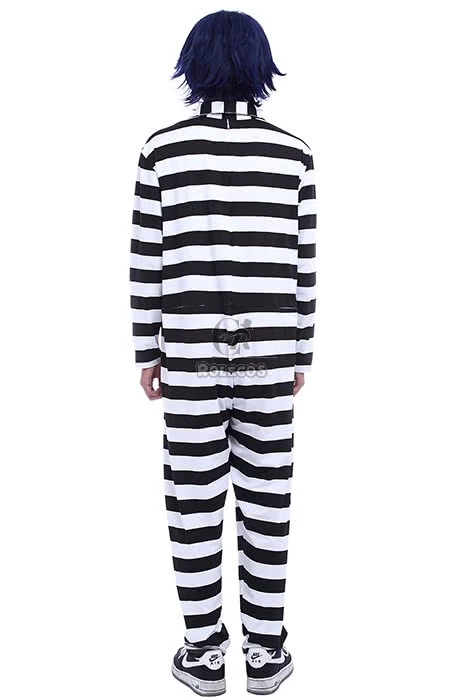 Kangoku Gakuen Prison School Hana Midorikawa Jumpsuit Uniform Cosplay Costume 4 Kangoku Gakuen Prison School Hana Midorikawa Jumpsuit Uniform Cosplay Costume - Image 4