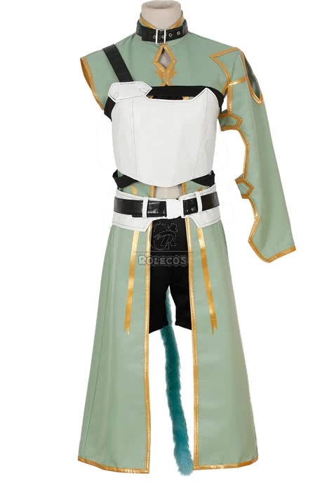 Sword Art Online Asada Shino Female Green Cosplay Costume 2 Sword Art Online Asada Shino Female Green Cosplay Costume - Image 2