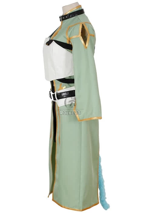 Sword Art Online Asada Shino Female Green Cosplay Costume 3 Sword Art Online Asada Shino Female Green Cosplay Costume - Image 3
