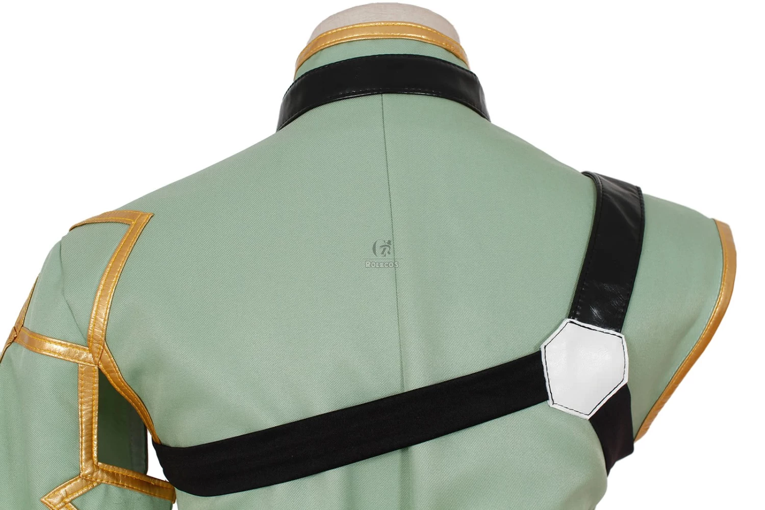 Sword Art Online Asada Shino Female Green Cosplay Costume 9 Sword Art Online Asada Shino Female Green Cosplay Costume - Image 9
