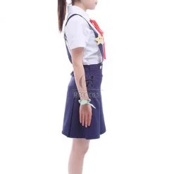 Bakemonogatari Hachikuji Mayoi Uniform Cosplay Costume -Anime Costumes store online cc 0614 pcs 2