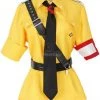 Cosplay Costumes Hellsing Seras Victoria Yellow Dress Uniform