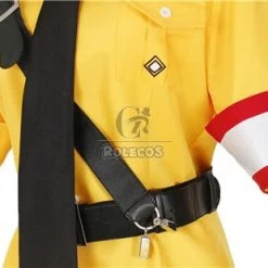 Cosplay Costumes Hellsing Seras Victoria Yellow Dress Uniform -Anime Costumes store online cc 0615 pcct 6