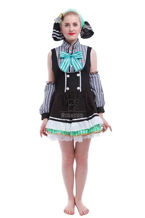 Love Live! Eli Ayase Cosplay Costume Lolita Bubble Skirt 2 Love Live! Eli Ayase Cosplay Costume Lolita Bubble Skirt - Image 2