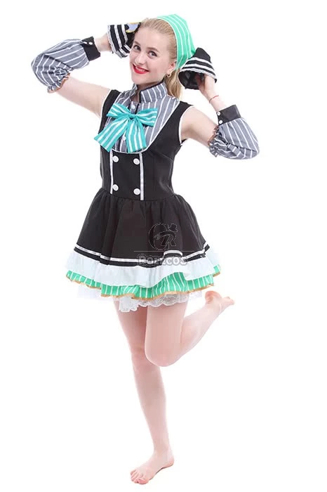 Love Live! Eli Ayase Cosplay Costume Lolita Bubble Skirt 1 Love Live! Eli Ayase Cosplay Costume Lolita Bubble Skirt