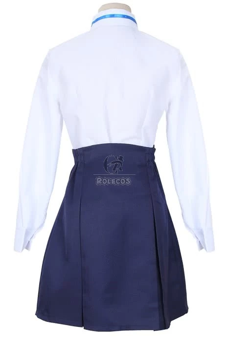 Sword Art Online Yuuki Asuna Student Blue Uniform Cosplay Costume 7 Sword Art Online Yuuki Asuna Student Blue Uniform Cosplay Costume - Image 7