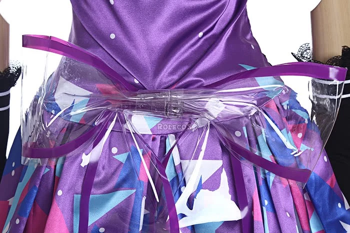 Love Live! Toujou Nozomi Cosplay Costume Purple Dress 7 Love Live! Toujou Nozomi Cosplay Costume Purple Dress - Image 7
