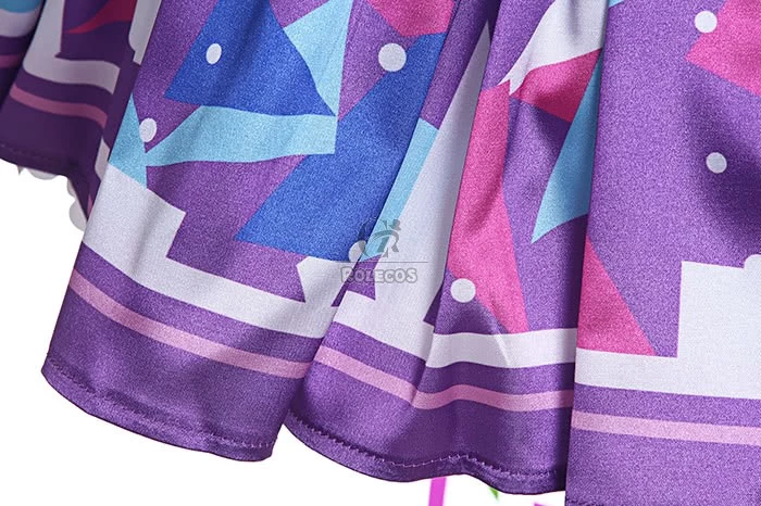 Love Live! Toujou Nozomi Cosplay Costume Purple Dress 10 Love Live! Toujou Nozomi Cosplay Costume Purple Dress - Image 10