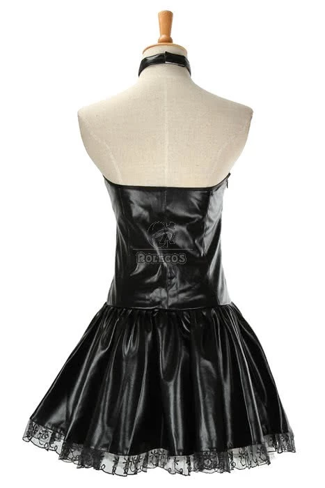 Death Note Misa Amane Sexy Black Dress Cosplay Costume 3 Death Note Misa Amane Sexy Black Dress Cosplay Costume - Image 3