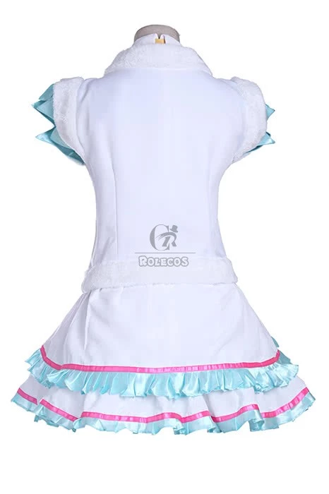 Love Live! Kotori Minami Snow Halation Cosplay Costume White Dress 4 Love Live! Kotori Minami Snow Halation Cosplay Costume White Dress - Image 4