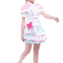 Love Live! Hanayo Koizumi Cosplay Costume White Dress -Anime Costumes store online cc 1074 pcm 19