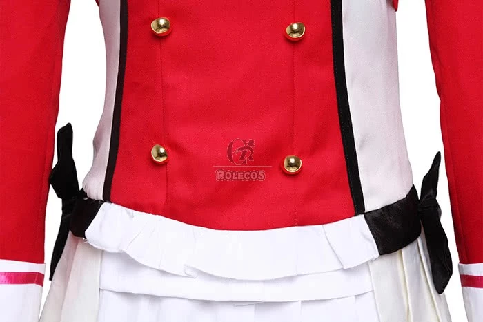 Love Live! Rin Hoshizora Red Cosplay Costume 10 Love Live! Rin Hoshizora Red Cosplay Costume - Image 10