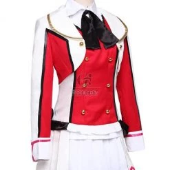 Love Live! Rin Hoshizora Red Cosplay Costume 14 Love Live! Rin Hoshizora Red Cosplay Costume -Anime Costumes store online cc 1159 pcm 4