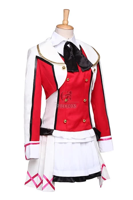 Love Live! Rin Hoshizora Red Cosplay Costume 3 Love Live! Rin Hoshizora Red Cosplay Costume - Image 3
