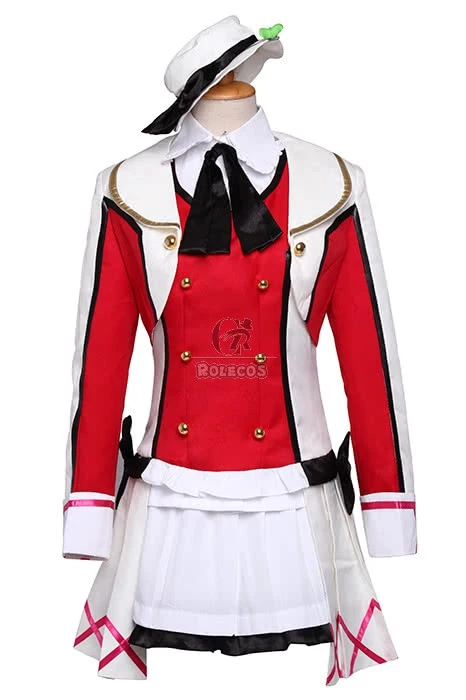 Love Live! Rin Hoshizora Red Cosplay Costume 2 Love Live! Rin Hoshizora Red Cosplay Costume - Image 2