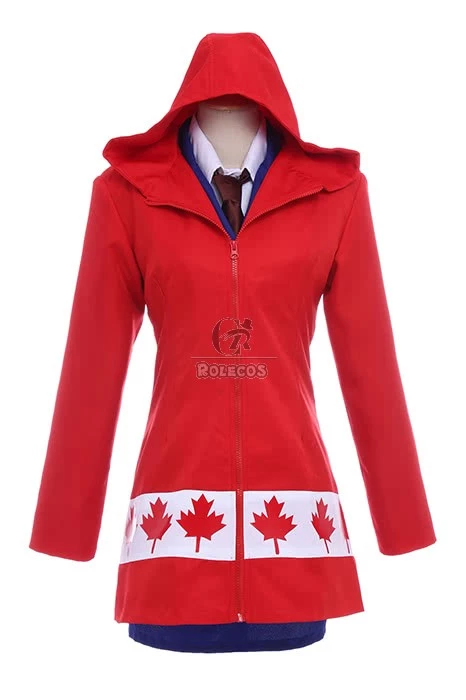 Axis Powers Hetalia APH Canada Cosplay Costume 3 Axis Powers Hetalia APH Canada Cosplay Costume - Image 3