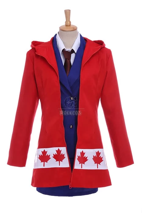 Axis Powers Hetalia APH Canada Cosplay Costume 2 Axis Powers Hetalia APH Canada Cosplay Costume - Image 2