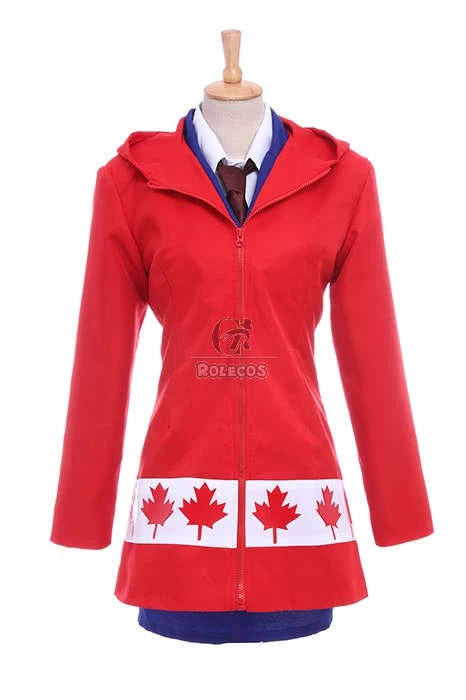 Axis Powers Hetalia APH Canada Cosplay Costume 4 Axis Powers Hetalia APH Canada Cosplay Costume - Image 4